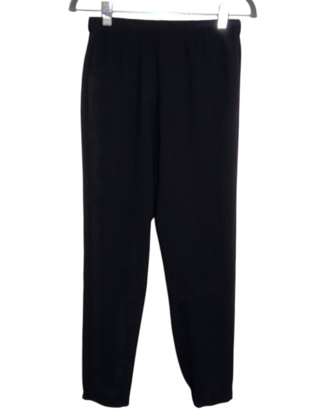 Rachel Roy Black Cropped Dressy Jogger Pants Size XS